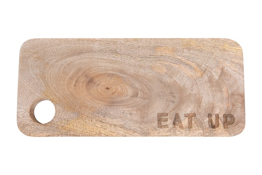 Hello Honey® 13" Eat Up Mango Wood Cutting Board